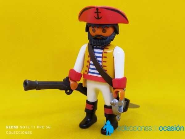 Playmobil Capitán pirata, bucanero moreno