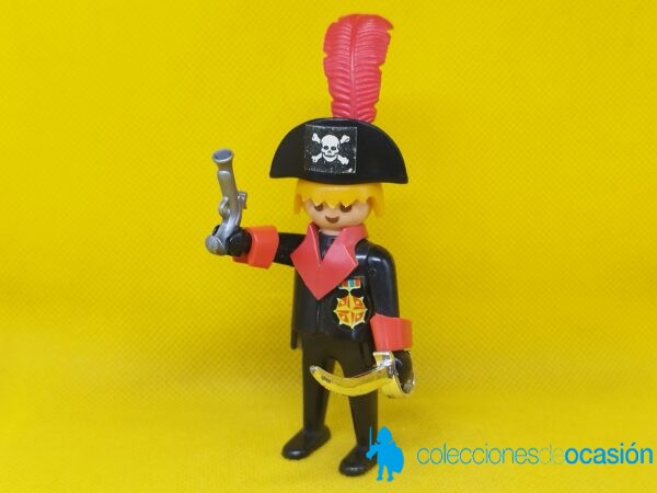 Playmobil Capitán pirata, click de manos fijas