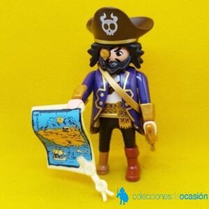 Playmobil Capitán pirata con mapa y pata de palo