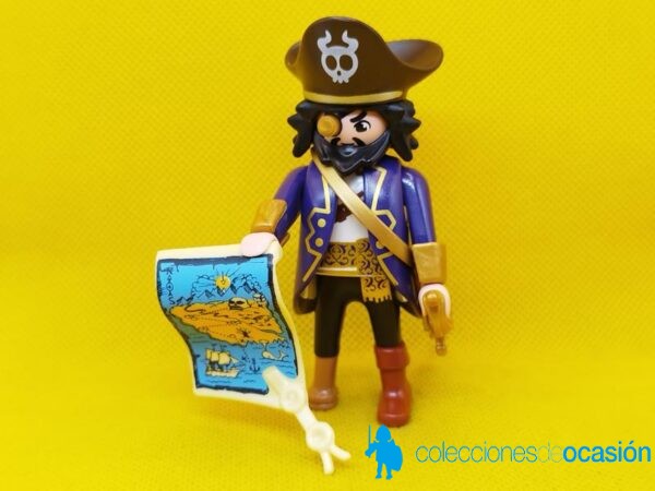 Playmobil Capitán pirata con mapa y pata de palo