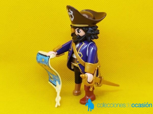 Playmobil Capitán pirata con mapa y pata de palo - Imagen 2
