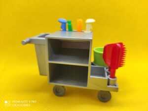 Playmobil Carro de limpieza con accesorios