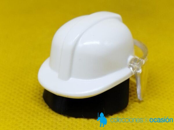 Playmobil Casco blanco de bombero con pantalla en la cara - Imagen 3