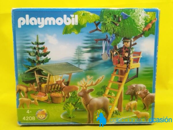 Playmobil Cazador con puesto de caza y cebadero REF 4208