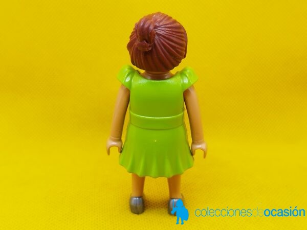 Playmobil Chica actual con vestido verde, mujer city - Imagen 4