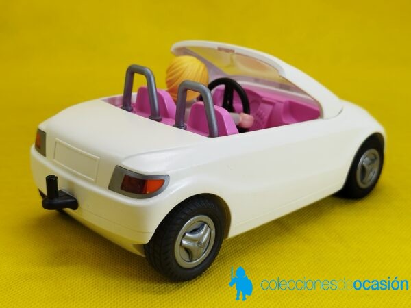 Playmobil Chica con coche blanco - Imagen 3