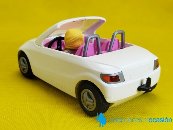 Playmobil Chica con coche blanco - Imagen 6