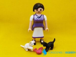 Playmobil Chica con gatitos, promocional Milka