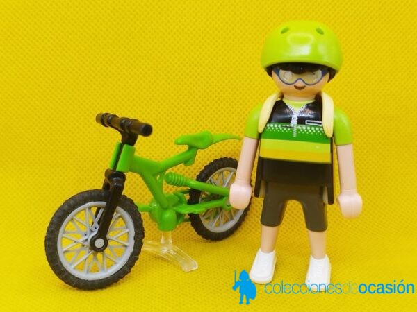 Playmobil Ciclista con bici de montaña - Imagen 4