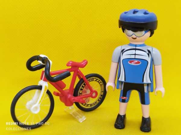 Playmobil Ciclista con casco