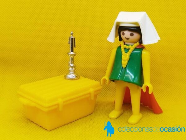 Playmobil Clack con candelabro, mujer medieval