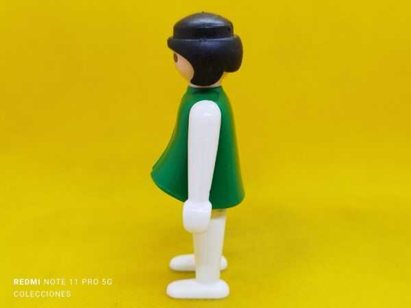 Playmobil, Clack de manos fijas, cuerpo verde y brazos y piernas blancas, click - Imagen 3