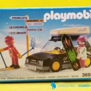 Playmobil Coche con cofre porta esquís y tabla de Snowboard REF 3693