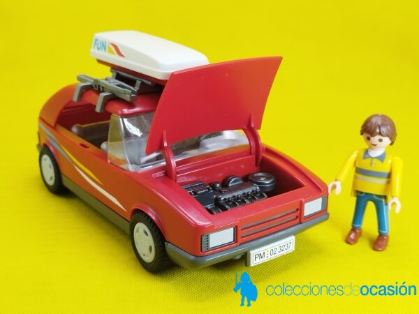 Playmobil Coche rojo con Baca REF 3237 - Imagen 6