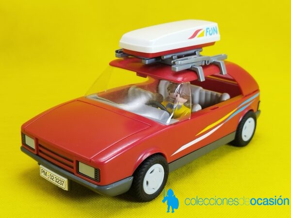 Playmobil Coche rojo con Baca REF 3237