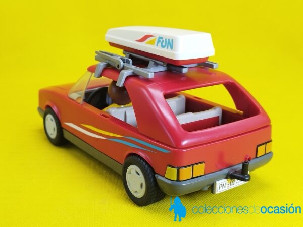 Playmobil Coche rojo con Baca REF 3237 - Imagen 5