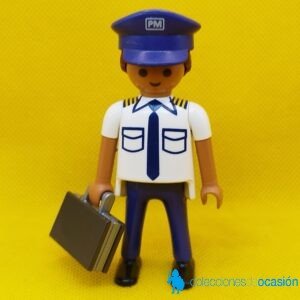 Playmobil Comandante de avión, piloto, tripulación