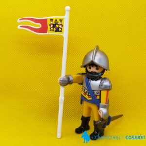 Playmobil Conquistador español con estandarte