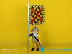 Playmobil Conquistador español con estandarte