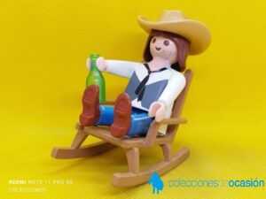Playmobil Cowboy dormido, vaquero borracho