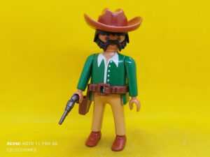 Playmobil Cowboy, jugador de poquer, pistolero