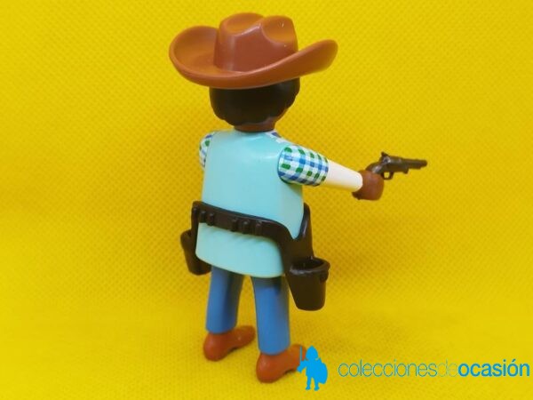 Playmobil Cowboy negro, vaquero del oeste, pistolero - Imagen 3