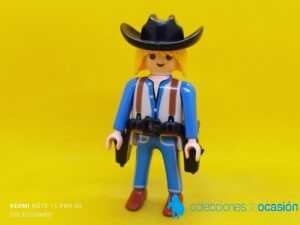Playmobil Cowboy, vaquero, cuatrero con tirantes
