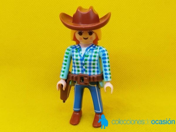Playmobil Cowgirl, pistolera, vaquera