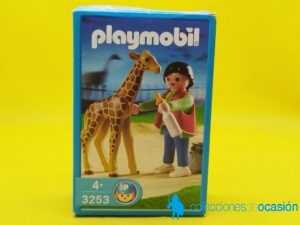 Playmobil Cría de jirafa con cuidadora REF 3253