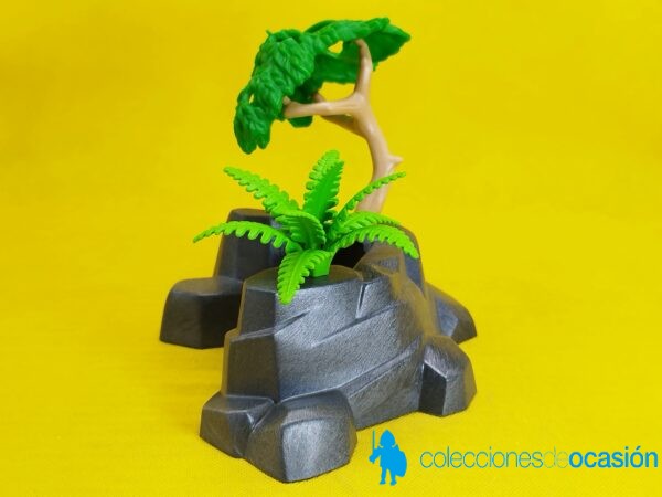 Playmobil Cueva con árbol, escondite de bandidos - Imagen 2