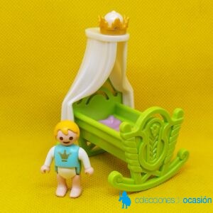 Playmobil Cuna medieval con bebé