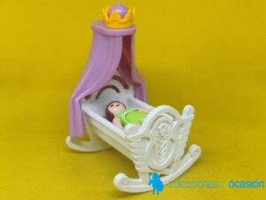 Playmobil Cuna real con bebé, mueble