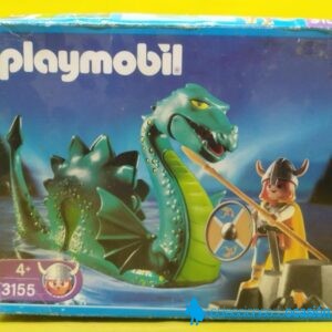 Playmobil Dragón marino y vikingo REF 3155