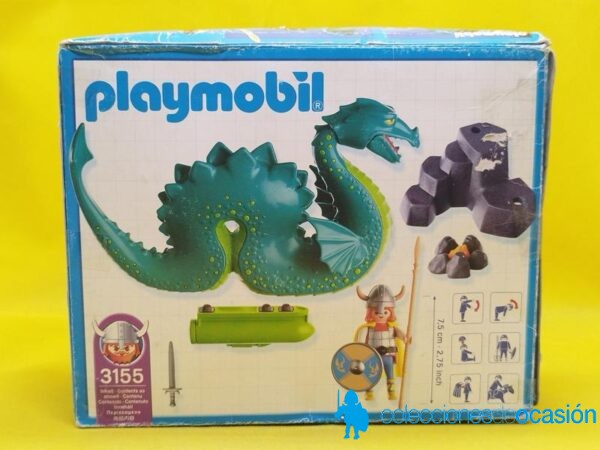 Playmobil Dragón marino y vikingo REF 3155 - Imagen 5