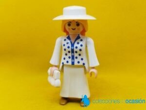 Playmobil Elegante señora vintage con bolso blanco