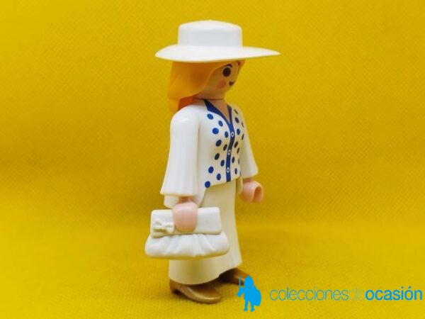 Playmobil Elegante señora vintage con bolso blanco - Imagen 2