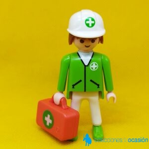 Playmobil Enfermero con casco blanco