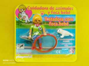 Playmobil Entrenadora de focas, adiestradora