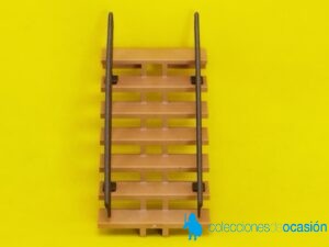 Playmobil Escaleras con barandillas de madera, conexión system X