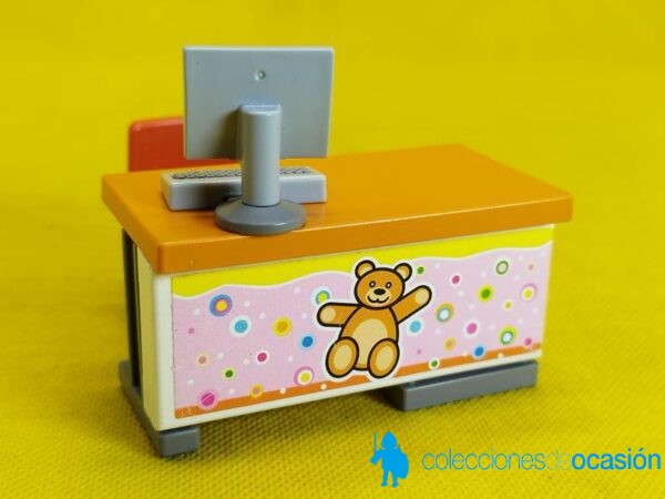 Playmobil Escritorio de dormitorio infantil, muebles - Imagen 3
