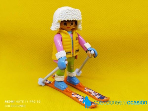 Playmobil Esquiadora con gorro