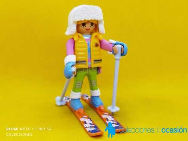 Playmobil Esquiadora con gorro