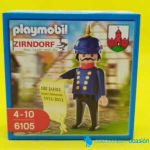Playmobil GENDARME VICTORIANO ESPECIAL REF 6105 100 AÑOS CIUDAD ZIRNDORF