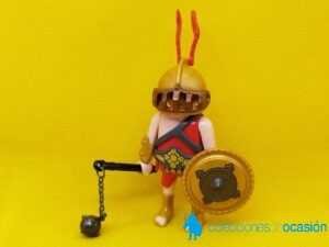 Playmobil Gladiador rojo, luchador del coliseo