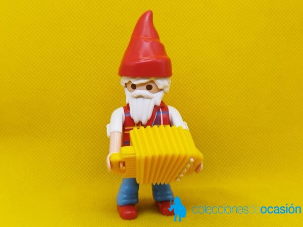 Playmobil Gnomo de jardín, enano con acordeón