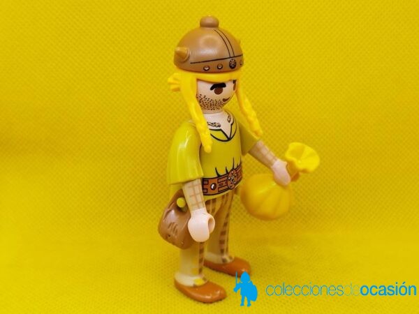 Playmobil Graindemais, galo de Asterix, vikingo - Imagen 2