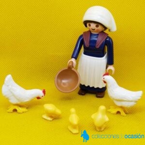 Playmobil Granjera con gallinas