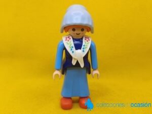 Playmobil Granjera, pastora, aldeana, portera