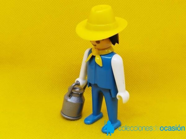 Playmobil Granjero, lechero, campesino, click - Imagen 2