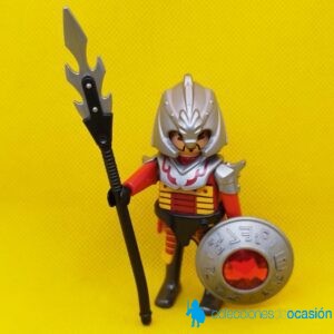 Playmobil Guerrero Samurái con lanza y escudo